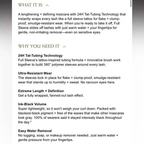 🖤🆕🖤 KVD Full Sleeve Long + Defined TubingMascara - Picture 2 of 8